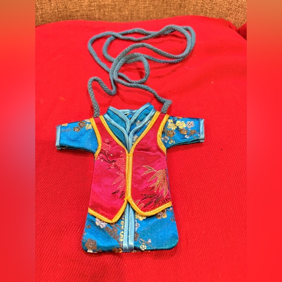 Other - Never Use Colorful Chinese Satin Outfit CrossBag for Smaller Phone-3”x5.5”